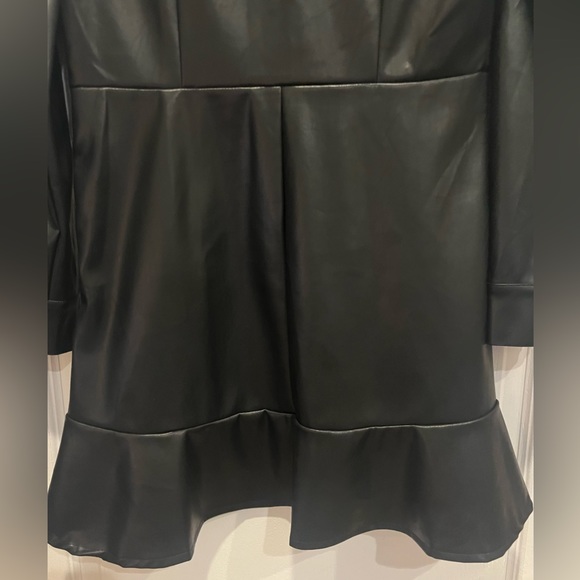 THE SHIRT BY ROCHELLE BEHRENS THE LEATHER DRESS NWT Medium - Picture 7 of 11